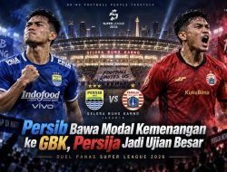 Persib Bawa Modal Kemenangan ke GBK, Persija Jadi Ujian Besar