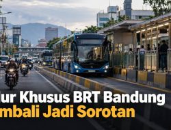 Jalur Khusus BRT Bandung Kembali Jadi Sorotan